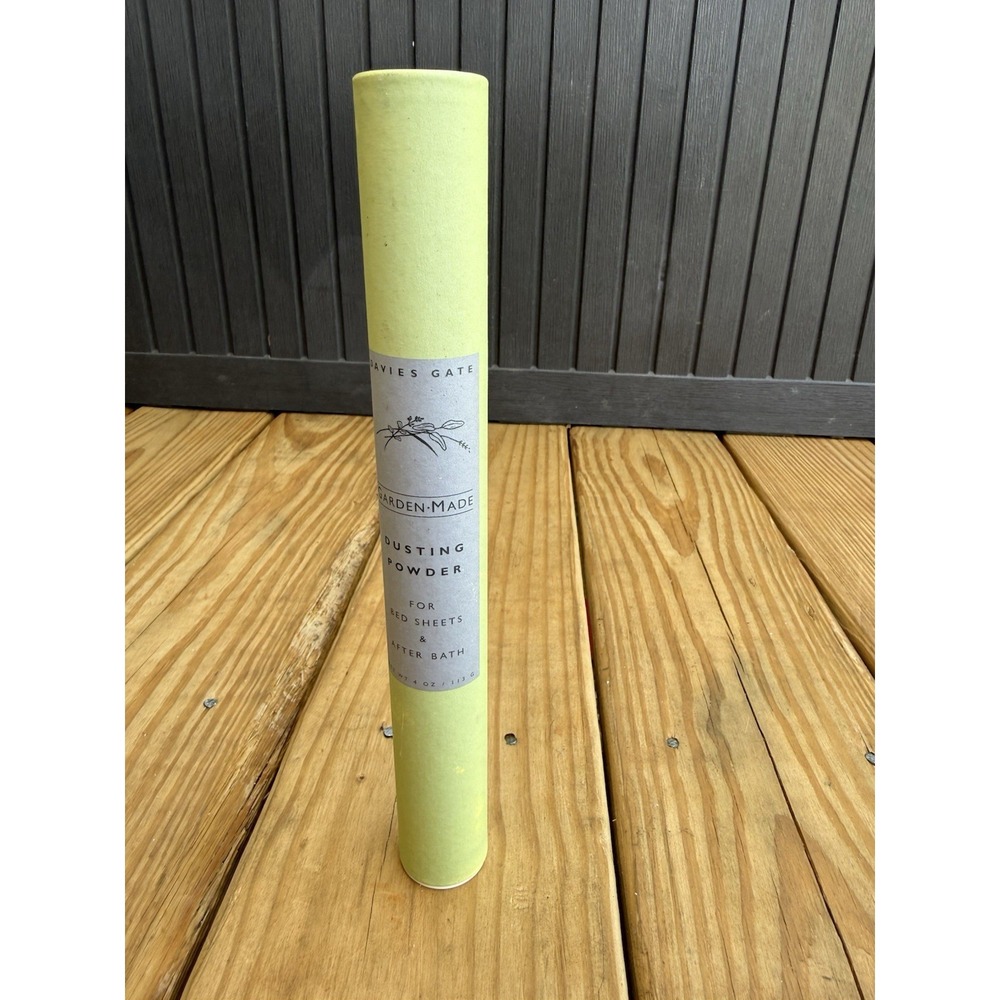 Davies Gate Garden Made Dusting Powder For Bed Sheets & After Bath Discontinued